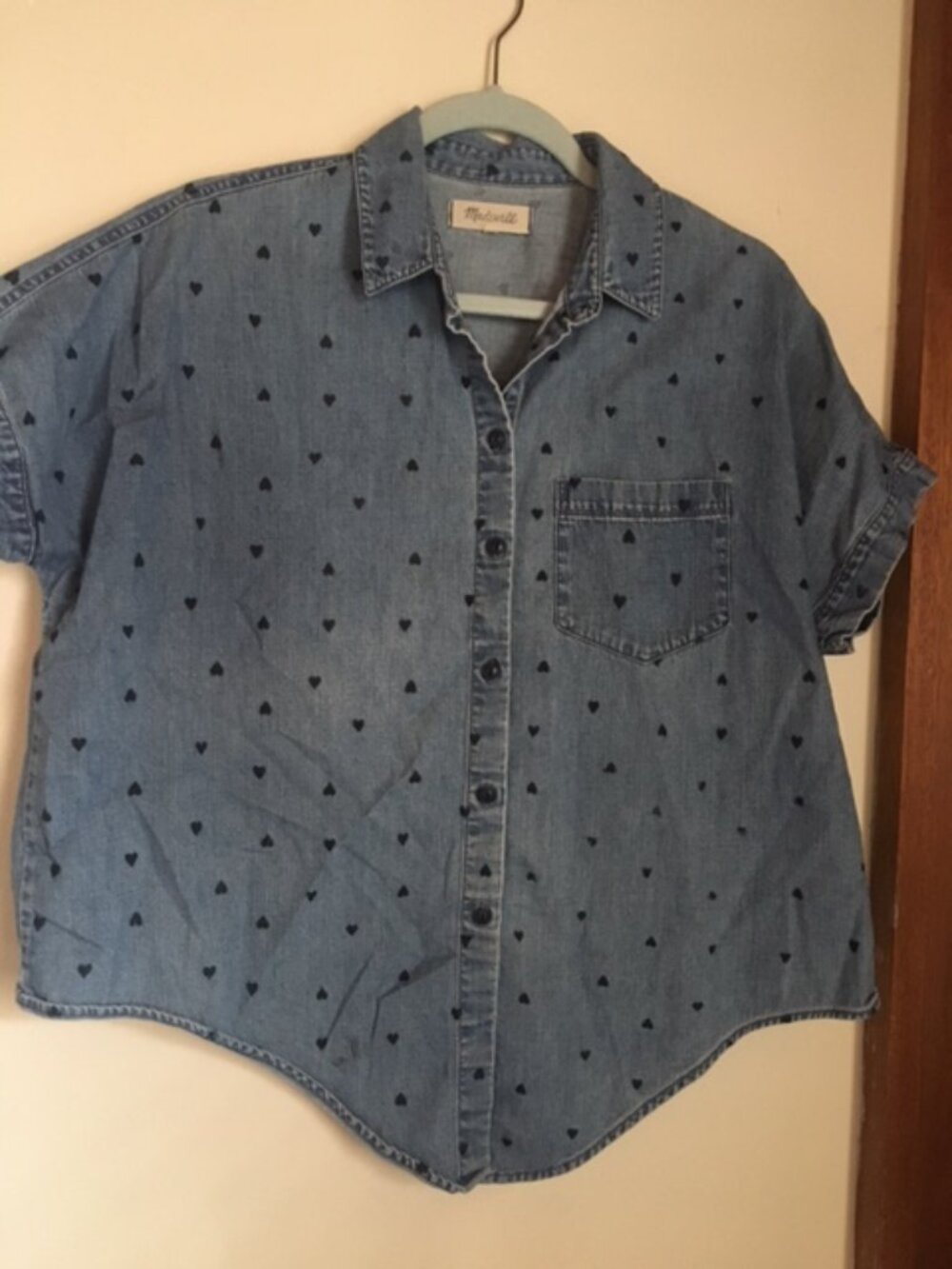 Madewell Women's Tie-Front Denim Shirt